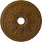 Ekena Millwork Rose and Ribbon Ceiling Medallion (Fits Canopies up to 4"), 23 5/8"OD x 4"ID x 1 1/2"P, Smokey Topaz CM23ROSTF - alternate 1